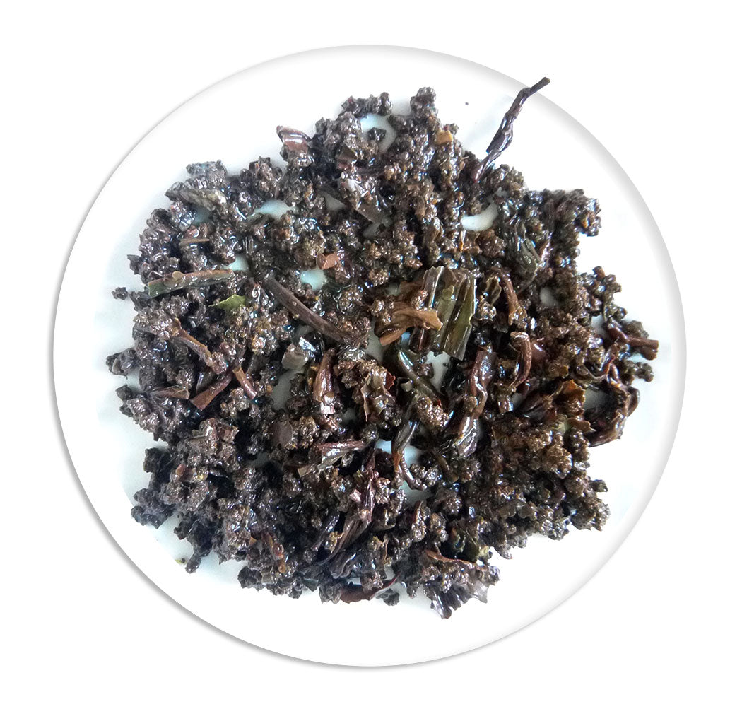 Organic Assam Tea - Wet Leaves