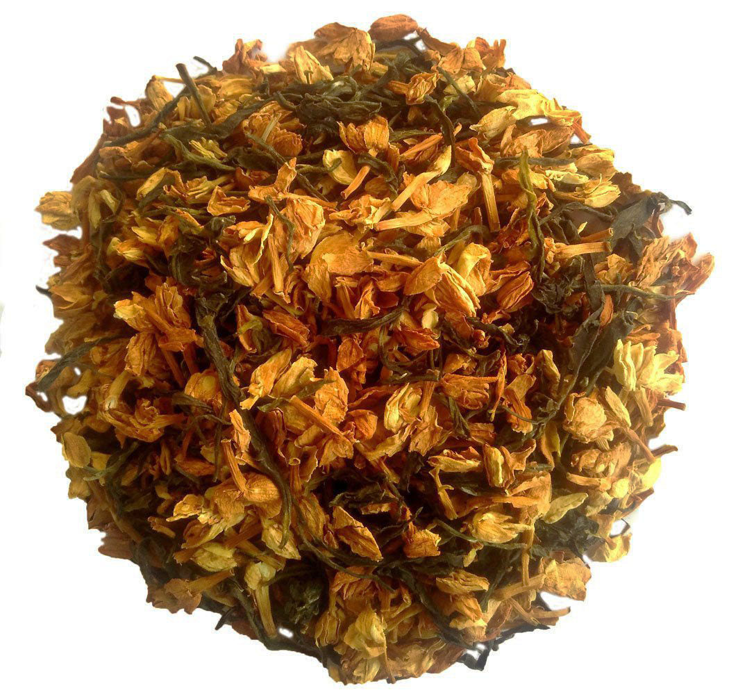 Organic Jasmine Green Tea :: Royal Jasmine - Dry Leaves
