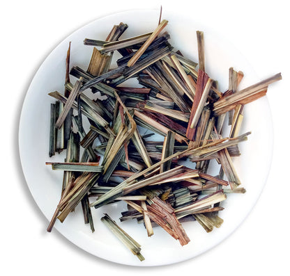 Organic Lemongrass Tea :: Lemongrass Verve - Wet Leaves