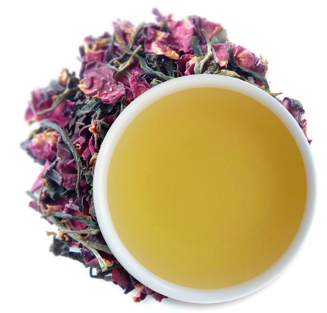 Organic Rose Green Tea : Rose Green Allure
