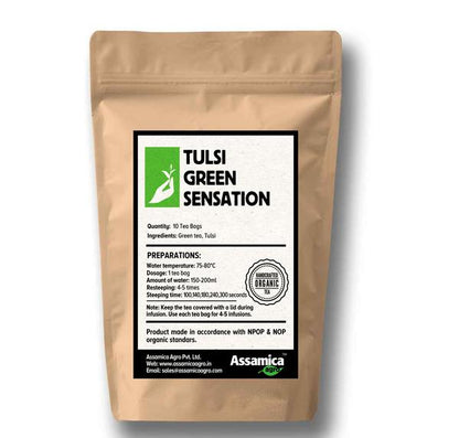Organic Tulsi Green Teabags